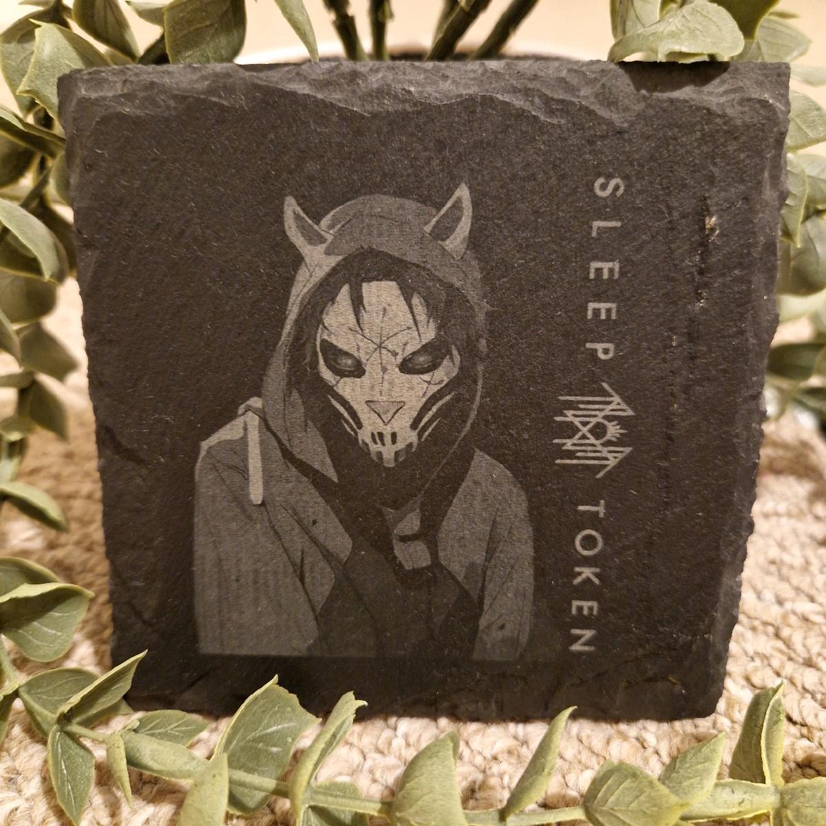 Sleep Token Vessel Inspired Slate Coaster