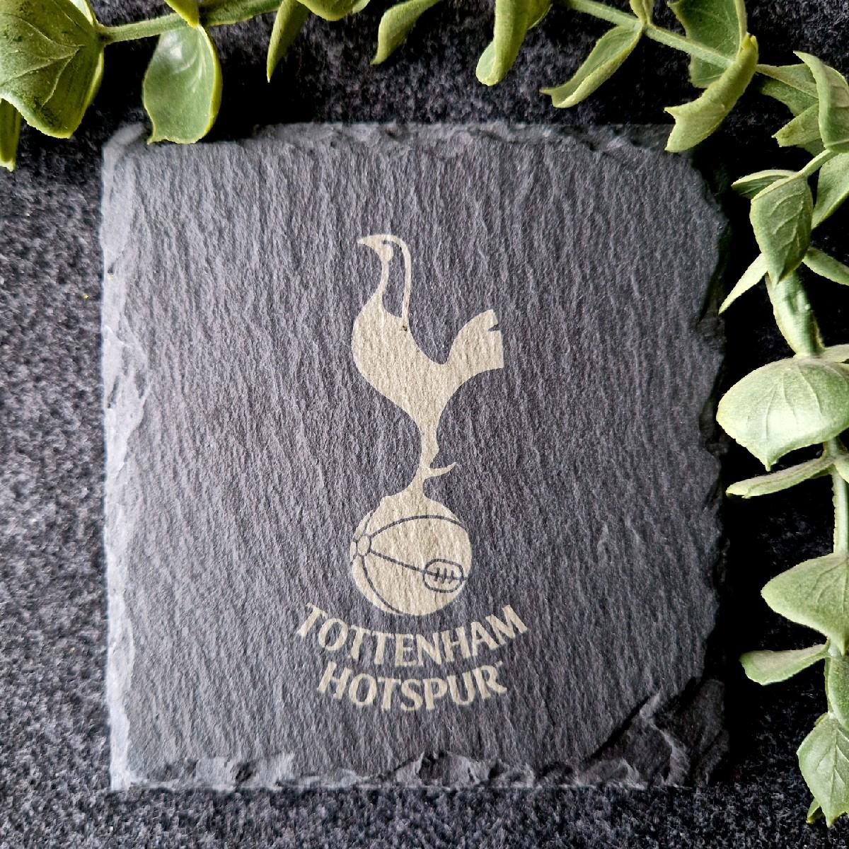 Tottenham Hotspur Inspired Slate Coaster