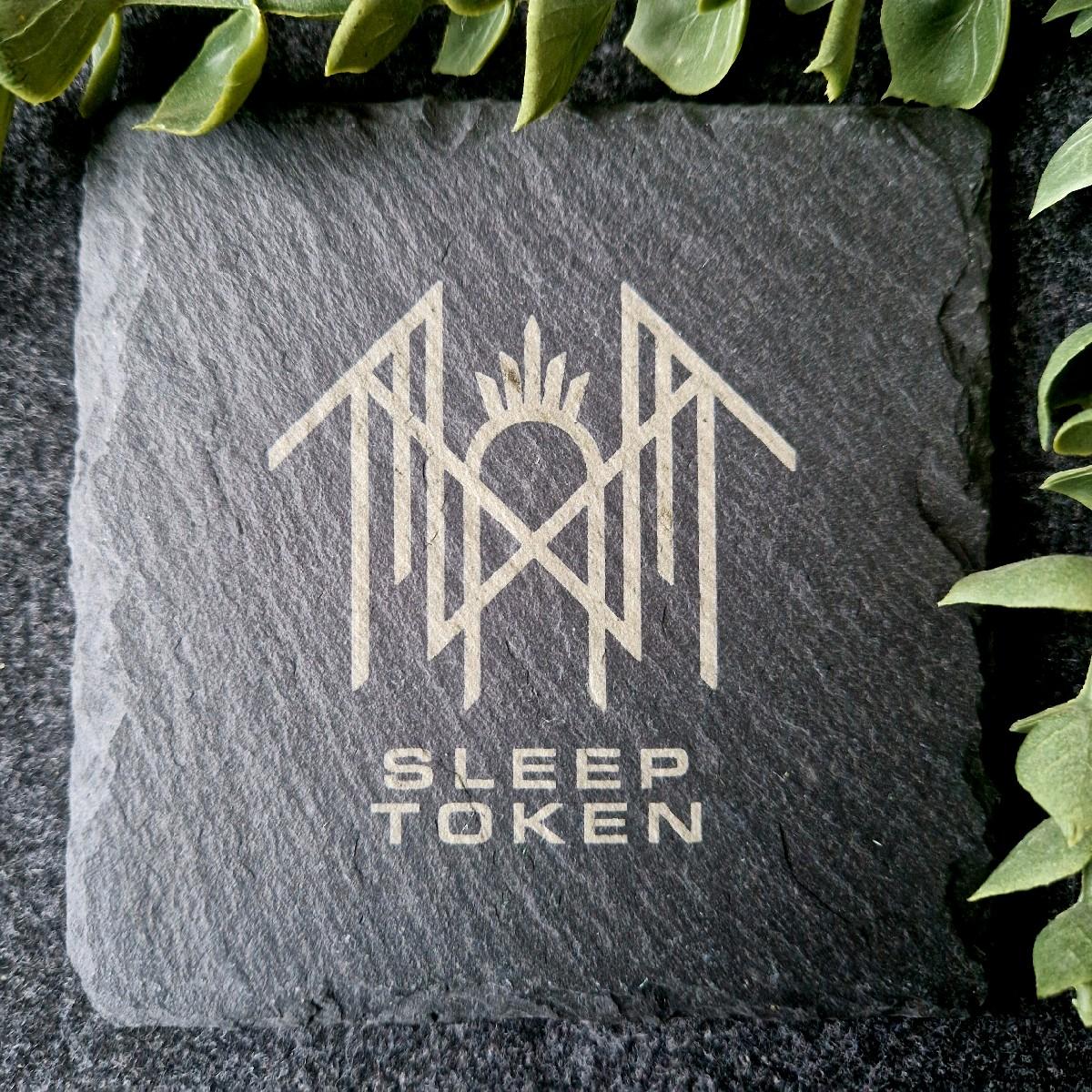 Sleep Token Inspired Slate Coaster