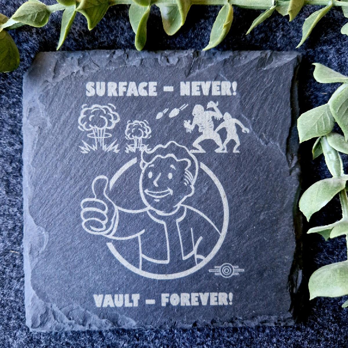 Fallout Inspired Slate Coaster