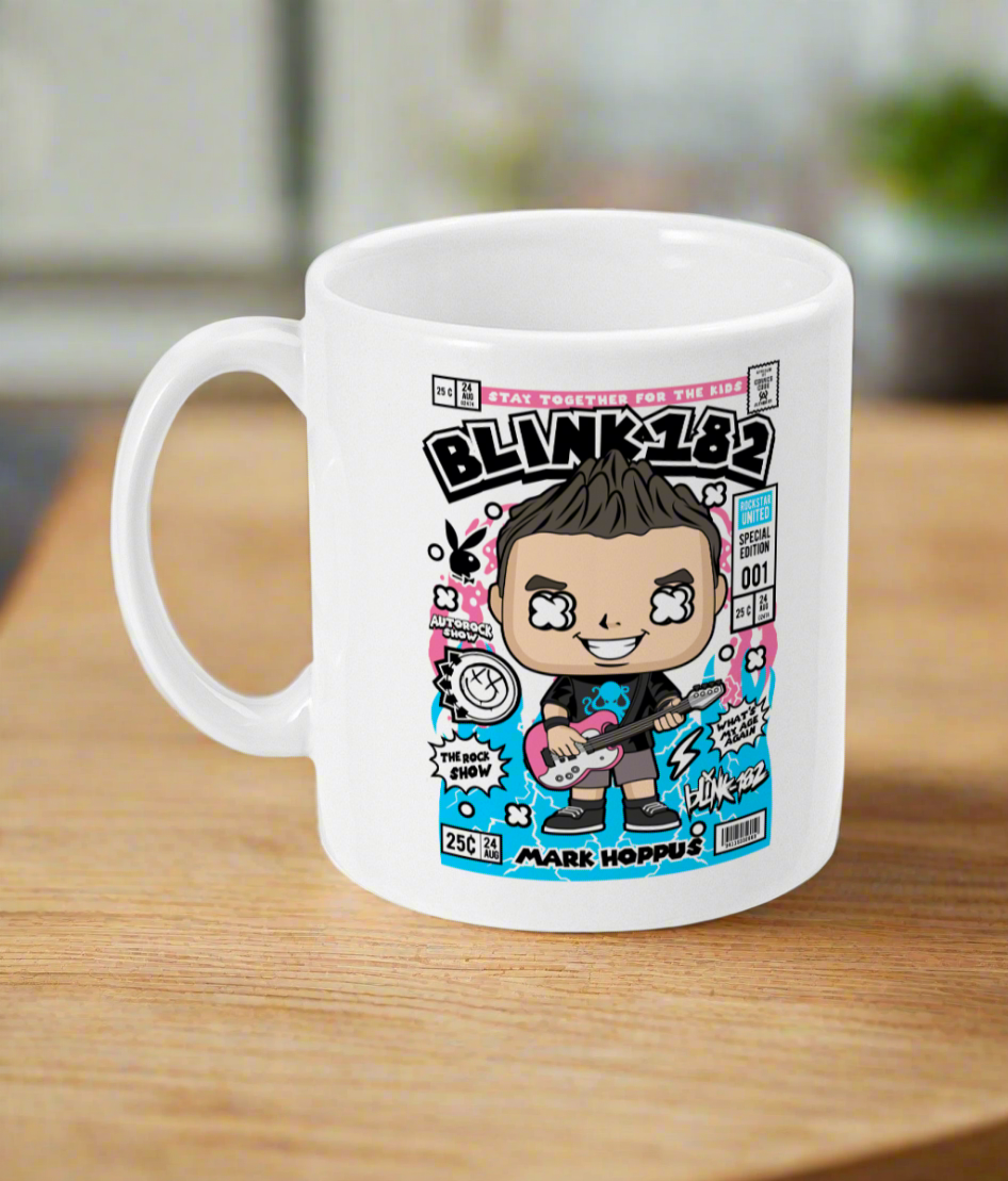 11oz Mug Mark Hoppus Blink 182 Funko Inspired Tea Coffee Gift