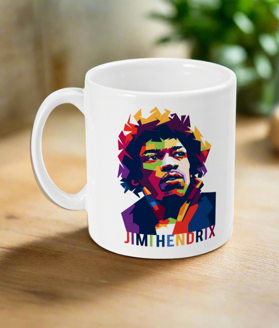 11oz Mug Jimi Hendrix Pop Art Inspired Tea Coffee Gift