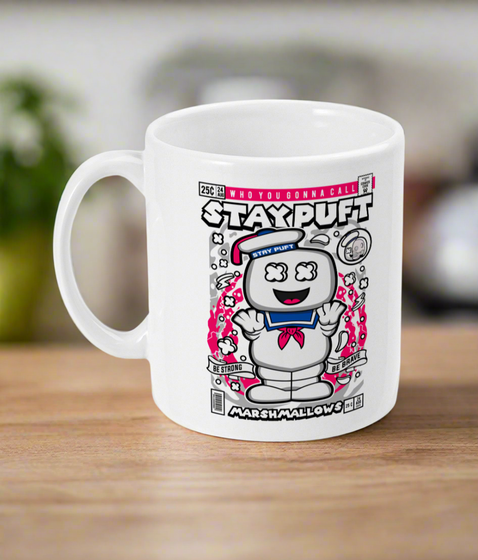 11oz Mug Stay Puft Marshmallowman Funko Ghost Busters Inspired Tea Coffee Gift