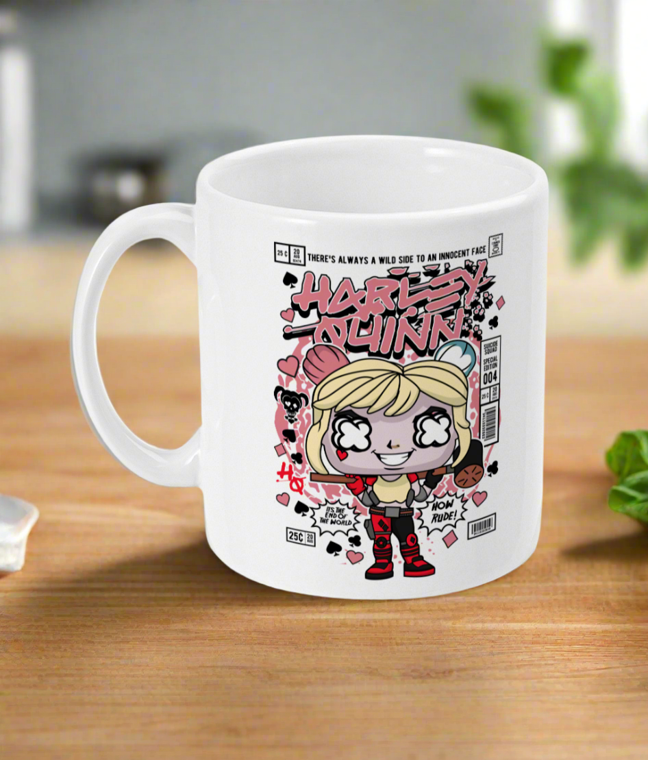 11oz Mug Harley Quinn Funko Inspired Tea Coffee Gift