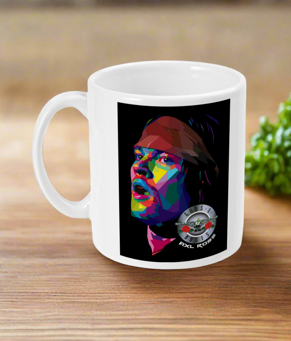 11oz Mug Axl Rose Guns N' Roses Pop Art Inspired Tea Coffee Gift