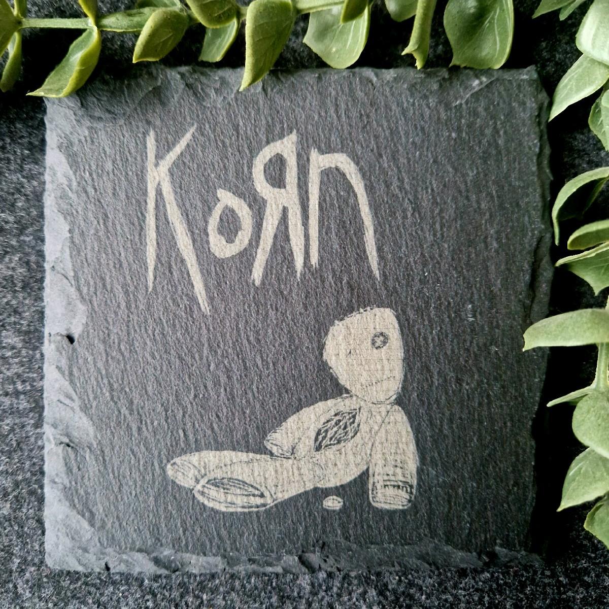Korn Band Inspired Slate Coaster