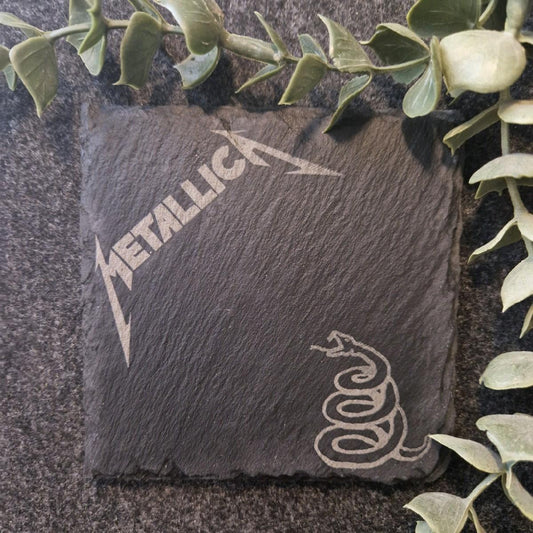 Metallica Inspired Slate Coaster