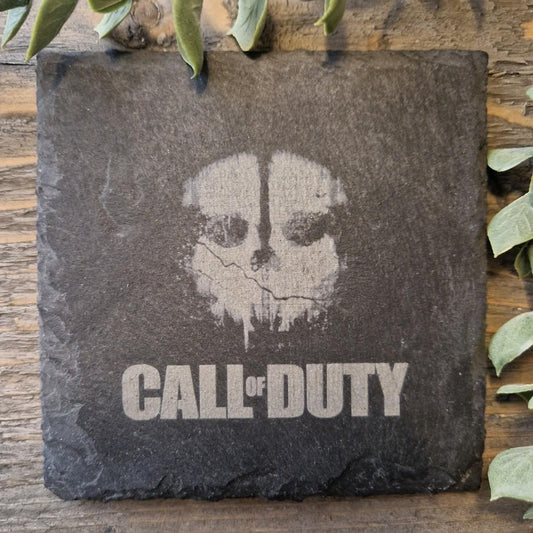 Call Of Duty Inspired Slate Coaster