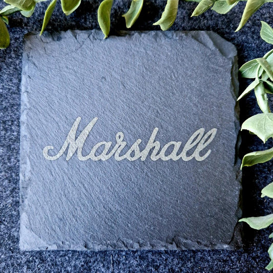 Marshall Inspired Slate Coaster