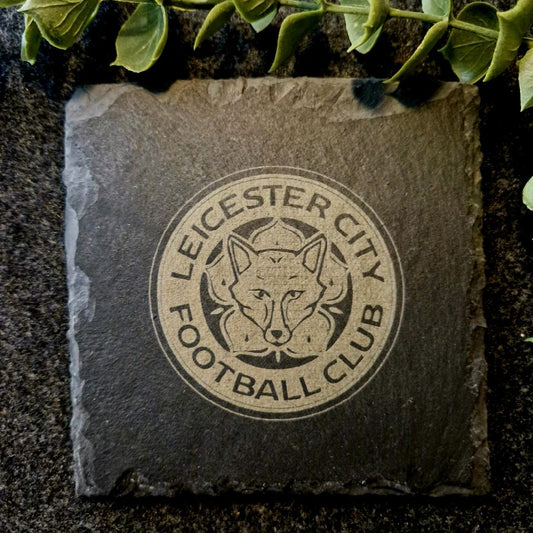 Leicester City Inspired Slate Coaster