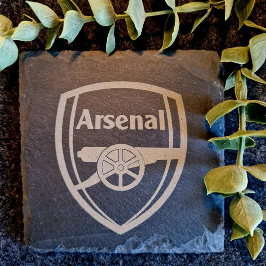 Arsenal Inspired Slate Coaster