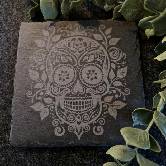 Sugar Skull Design Coaster
