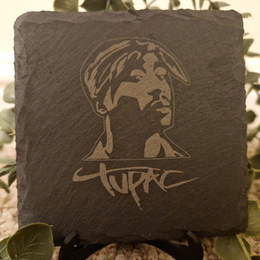 Tupac Inspired Slate Coaster