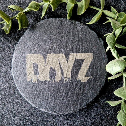 DAYZ Logo Inspired Slate Coaster