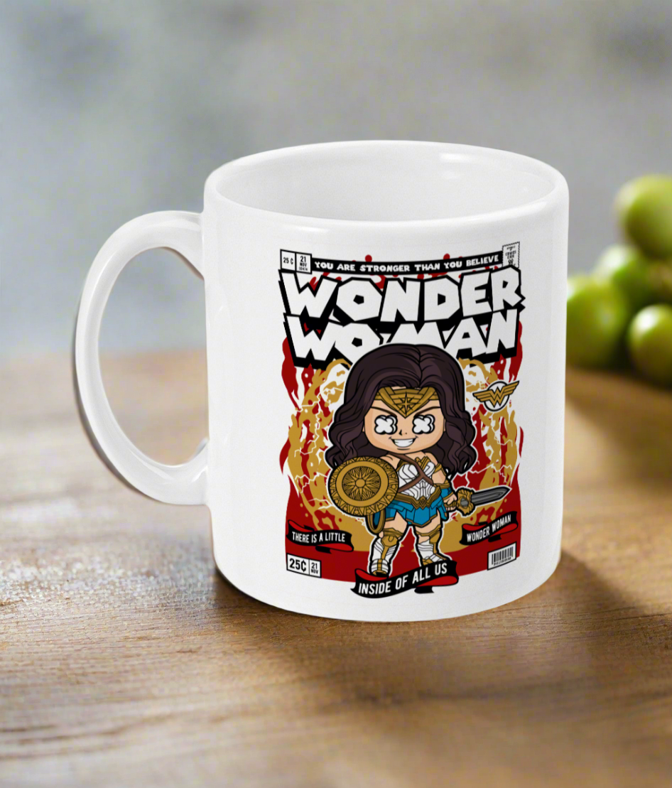 11oz Mug Wonder Woman Funko Inspired Tea Coffee Gift
