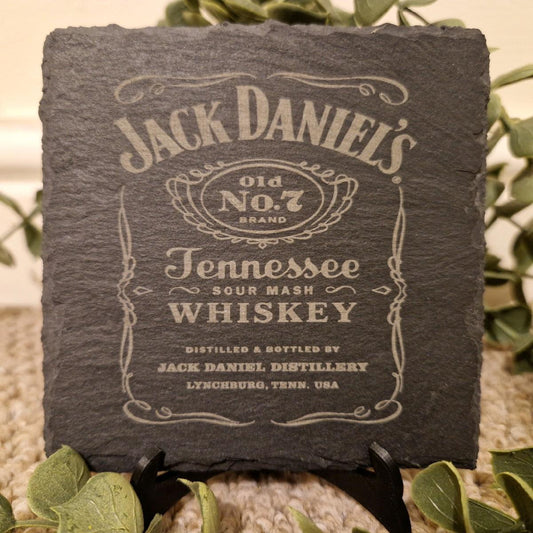 Jack Daniel's Inspired Slate Coaster