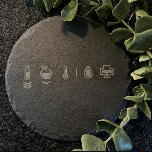 DayZ Icons Inspired Slate Coaster