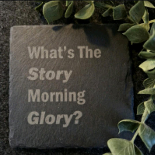 Oasis Inspired Lyric Slate Coaster