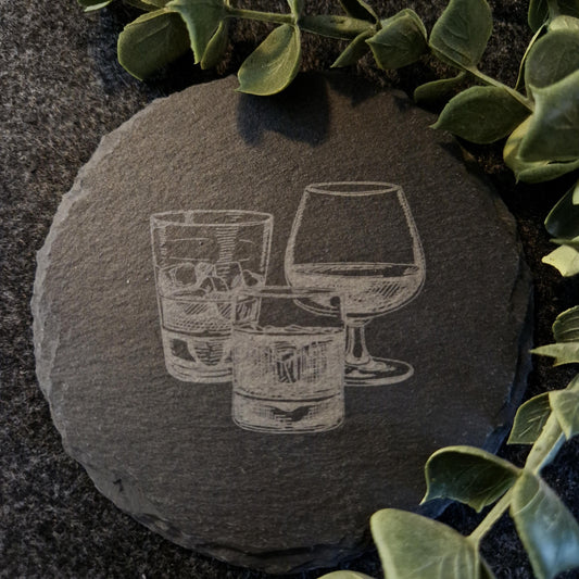 Drinking Glass Design Coaster